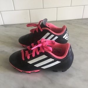Adidas girls size 11 soccer cleats